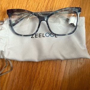 New. Zeelool Glasses-Richardson. Non prescription. Blue